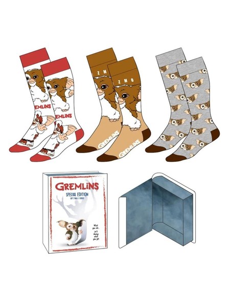 cerda_pack_calcetines_3_piezas_gremlins_talla_Única_36/43_unisex_8445484544718_oferta