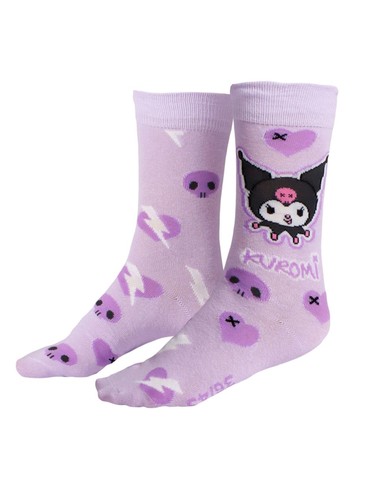 cerda_calcetines_hello_kitty_kuromi_talla_Única_36/43_unisex_divertidos_con_diseño_kawaii_8445484544367_promocion