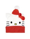 Cerda Gorro Punto Christmas Hello Kitty Blanco Unisex para Niños y Adultos, Diseño Navideño Tejido Punto Suave