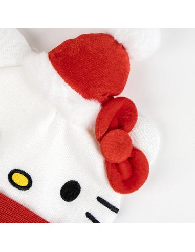 cerda_gorro_punto_christmas_hello_kitty_blanco_unisex_para_niños_y_adultos