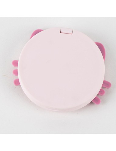 Espejo Hello Kitty Cerda Rosa Compacto | Accesorio Maquillaje Portátil Kiwiku