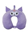 Cerda Cojín Con Aplicaciones Viaje Hello Kitty Kuromi, Diseño Infantil para Niños y Niñas, Tamaño Aproximado 30x20 Cm