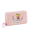 Cerda Cartera Borreguillo Disney Cheshire Alicia en Rosa, Modelo Compacto Con Estampado Temático