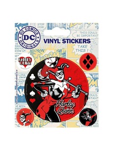 pyramid_international_set_stickers_harley_quinn_colección_dc_comics_para_coleccionistas_y_fans_5050293472744_oferta