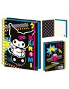 Pyramid International Kuromi Cuaderno A5 Sanrio, Diseño Oficial de Personaje Kawaii, Formato 21x15 Cm, 80 Hojas Rayadas