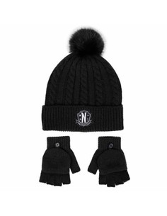 cerda_conjunto_de_gorro_y_guantes_nevermore_academy_wednesday_talla_Única_para_adultos_8445484403541_oferta