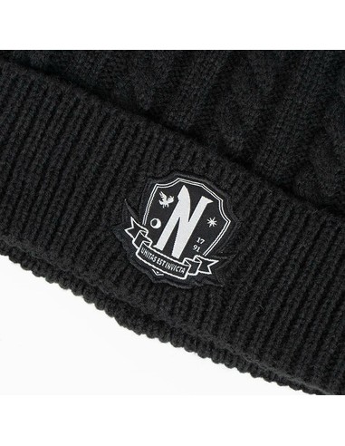 Conjunto Gorro y Guantes Nevermore Academy Wednesday Cerda | Talla Única - Kiwiku