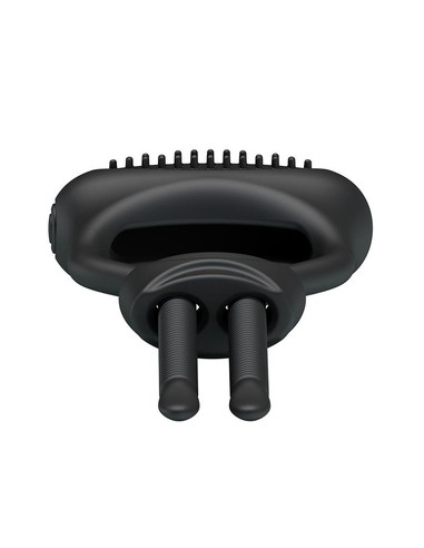 Anillo Vibrador Curitis Negro de PRETTYLOVE - Kiwiku