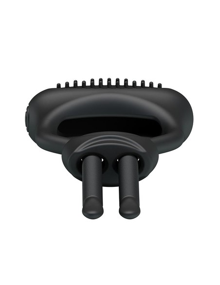 Anillo Vibrador Curitis Negro de PRETTYLOVE - Kiwiku