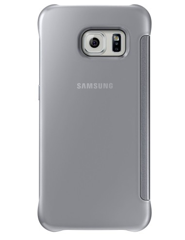 Funda clear cover galaxy s6 edge silver EF-ZG925BSEGWW kiwiku.com