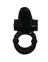 Baile For Him - Sweet Ring Anillo Vibrador Con Rabbit Texturado - Negro