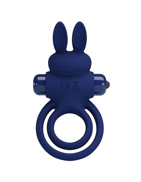 Compra PRETTY LOVE Darey Doble Anillo Vibrador Rabbit Azul en Kiwiku