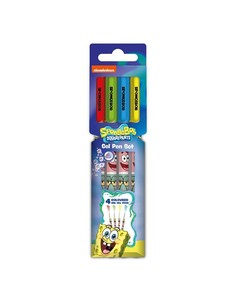blue_sky_set_de_bolígrafos_de_gel_bob_esponja_pack_de_4_colores_vibrantes_para_niños_5056563711780_oferta