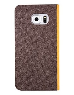 funda folio book flip marrón oscuro galaxy s6 anymode ANS6BFM kiwiku.com 2