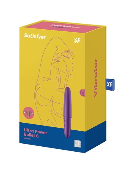 Compra SATISFYER Ultra Power Bullet 6 Bala Vibradora Morada en Kiwiku
