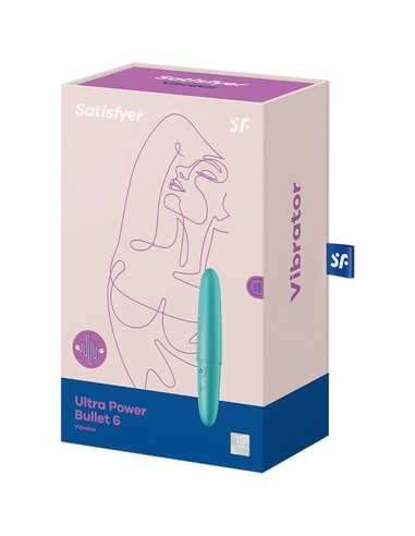 Compra SATISFYER Ultra Power Bullet 6 Bala Vibradora Turquesa en Kiwiku