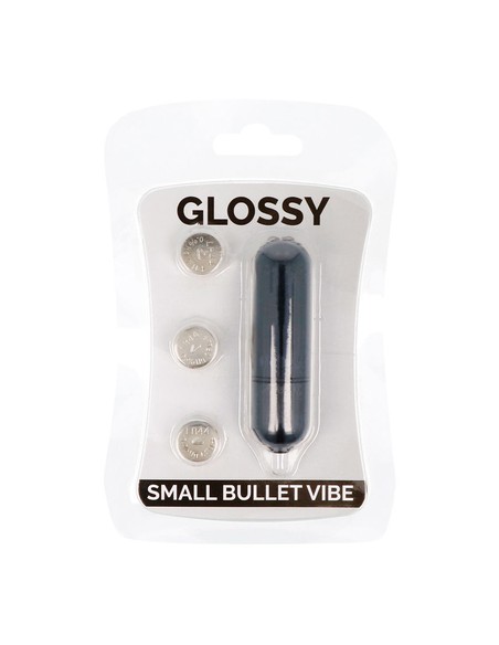Compra GLOSSY Small Bala Vibradora Negro - Resistente al Agua en Kiwiku