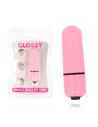 Glossy Small Bala Vibradora Rosa - Resistente Al Agua - 1 Velocidad
