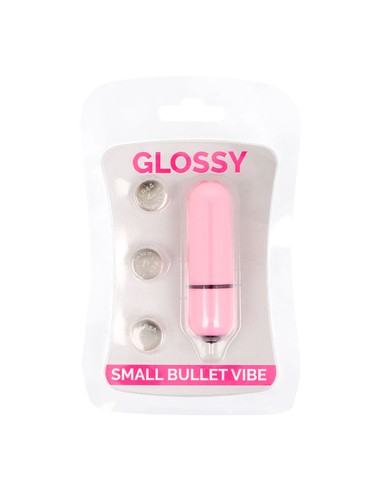 Compra GLOSSY Small Bala Vibradora Rosa - Resistente al Agua en Kiwiku