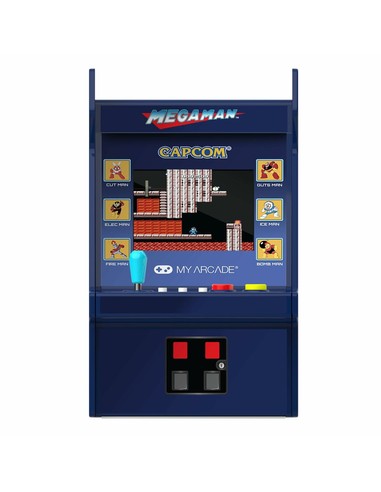 My Arcade Micro Player Pro Mega Man Consola Portátil Retro Azul 17 cm | Kiwiku