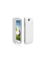 Funda con batería integrada 3.200 mah para samsung galaxy s4 con flip, color blanco
