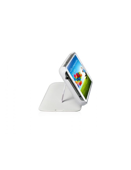 Funda con batería integrada 3.200 mAh para Samsung Galaxy S4 con flip, color blanco TEBATCASES4W kiwiku.com