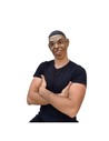 Ghoulish Máscara Cabeza Kylian Mbappé - Modelo Réplica Oficial Jugador Fútbol Unisex