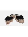 Ghoulish Accesorio Chimp Feet para Disfraz de Halloween, Diseño Divertido de Pies de Mono, Unisex, Talla Estándar