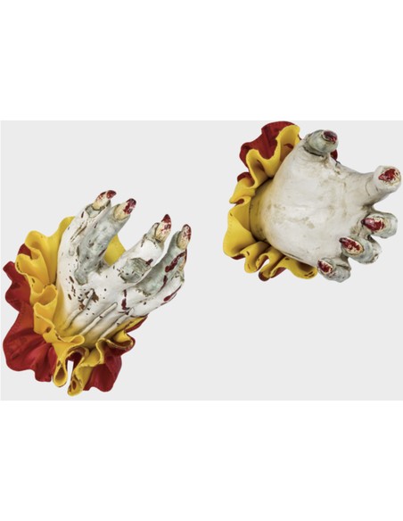 ghoulish_decorativo_colgante_creepy_clown_hands_emerging_para_halloween