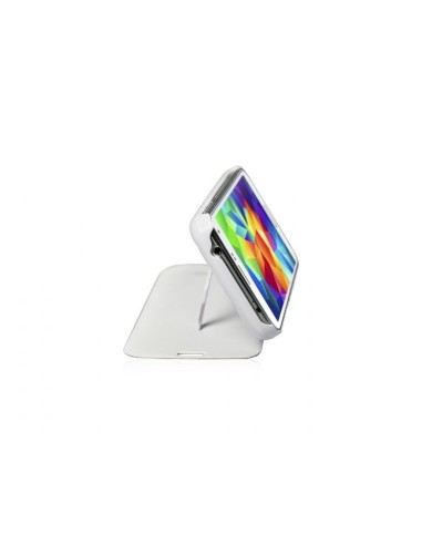 Funda con batería integrada 3.200 mAh para Samsung Galaxy S5 con flip, color blanco TEBATCASES5W kiwiku.com
