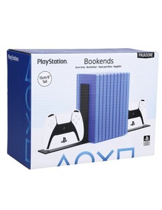 paladone_sujetalibros_playstation_-_bookends_temáticos_de_juego_para_estanterías