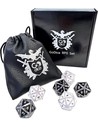 Particula Rpg Shells D4 D8 D12 D10 D20 D100 Set de Dados para Juegos de Rol