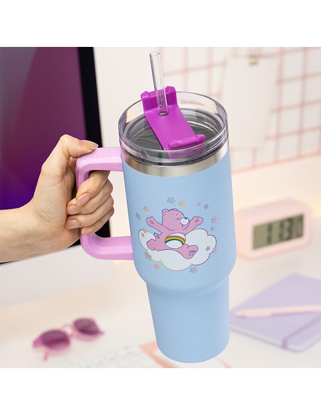 paladone_vaso_de_viaje_térmico_con_pajita_osos_amorosos_1.2l_capacidad_grande_para_bebidas_calientes_y_frías_5056577755824_ofert