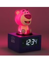 Paladone Reloj Despertador Lotso Toy Story, Diseño Temático Infantil Con Alarma Digital y Pantalla Clara, Compacto para Habitaci