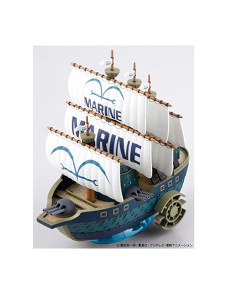 Bandai Hobby Kit Barco Marine One Piece 15 cm | Ensamblaje Fácil sin Pegamento - Kiwiku