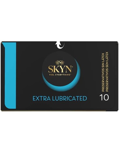 Preservativos Skyn Extra Lubricado 10 Unidades | Compra en Kiwiku