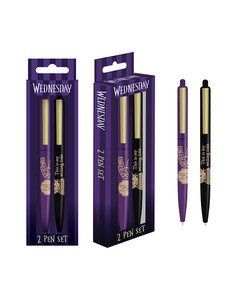 pyramid_international_set_de_2_bolígrafos_nevermore_wednesday_addams