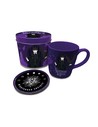 Pyramid International Set Lata Regalo Wednesday Nightshades & Ravens Con Taza y Posavasos en Tonos Negros y Morados