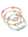 The Carat Shop Set de 3 Pulseras de la Amistad Con Motivos de Gafas, Silueta y Logo de Barbie