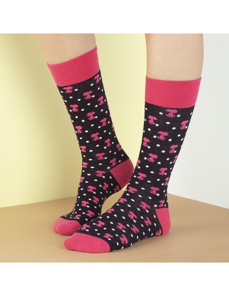 Calcetines Cerda Peanuts Snoopy Negro Talla 36-41 | Kiwiku