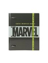 Cerda Carpeta Escolar de 4 Anillas Marvel Logo Verde