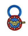 Cerda Mordedor para Perro Wonder Woman Color Azul Juguete Duradero para Mascotas