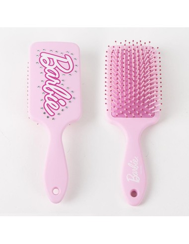 Cepillo Rectangular Logo Barbie Cerda 22 cm | Cuidado Cabello Infantil | Kiwiku
