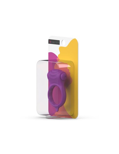 Anillo Vibrador B SWISH BCHARMED BÁSICO ORQUÍDEA - Kiwiku