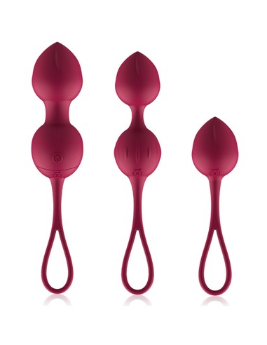CICI BEAUTY Premium Silicone 3 Vibrating Kegel Beads - Set de Bolas de Amor con Control Remoto