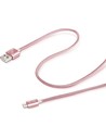 Celly Cable Usb A Micro Usb Cuerda Gold, Color Rosa