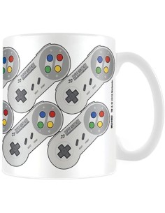 Taza De Desayuno Nintendo Patrón Mando SNES 300 Ml - PYRAMID INTERNATIONAL | Kiwiku