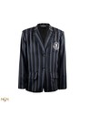 Cinereplicas Americana A Rayas Nevermore Academy Negro Talla S