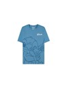 Difuzed Camiseta Abrazo de Stitch Azul Talla Xs