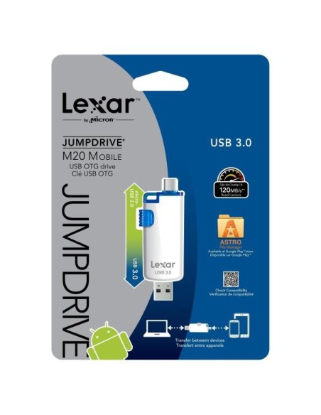Memoria usb lexar JUMPDRIVE M20 16GB LJDM20-16GBBEU kiwiku.com